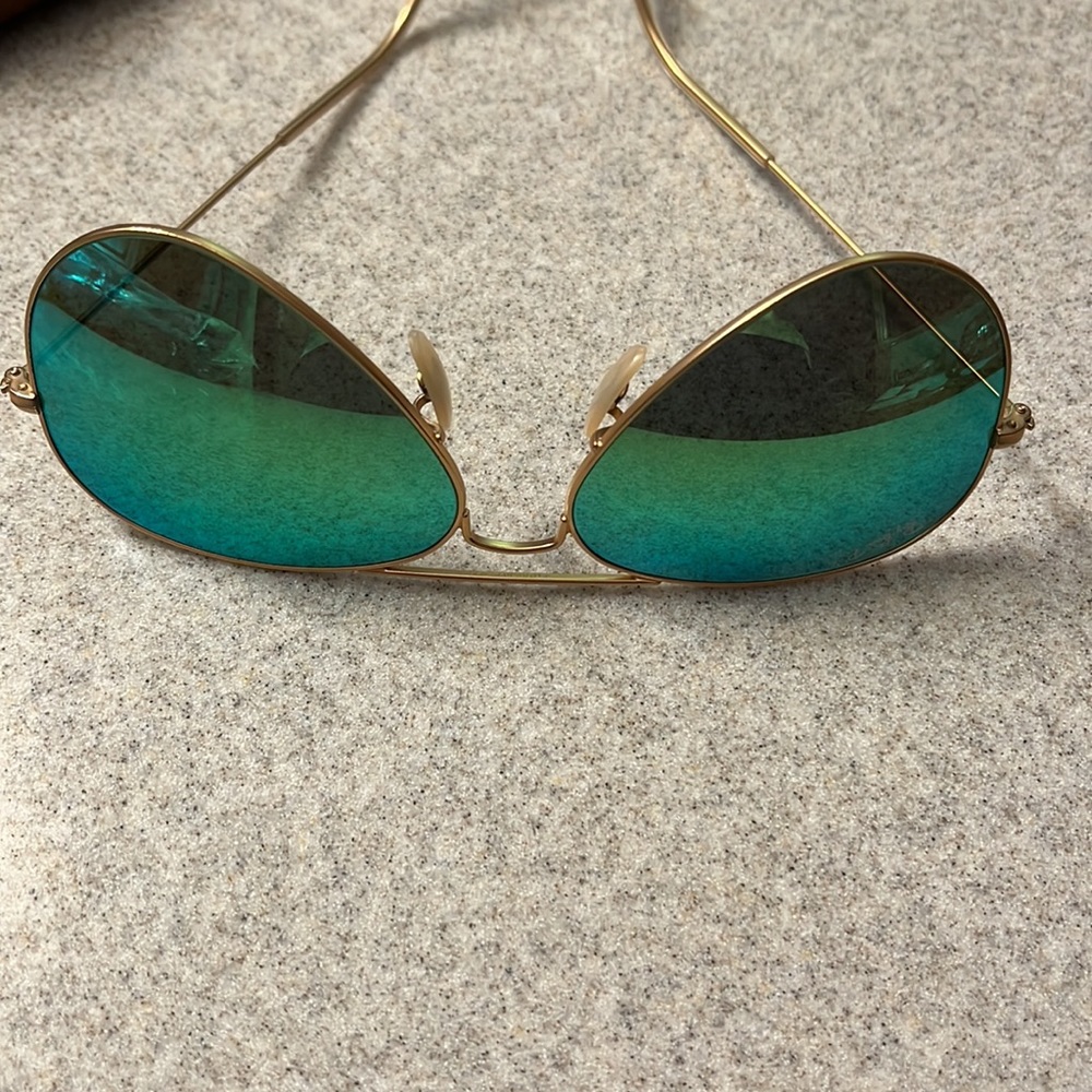 Ray Ban Green mirrored sunglasses polarized - Picture 5 of 5